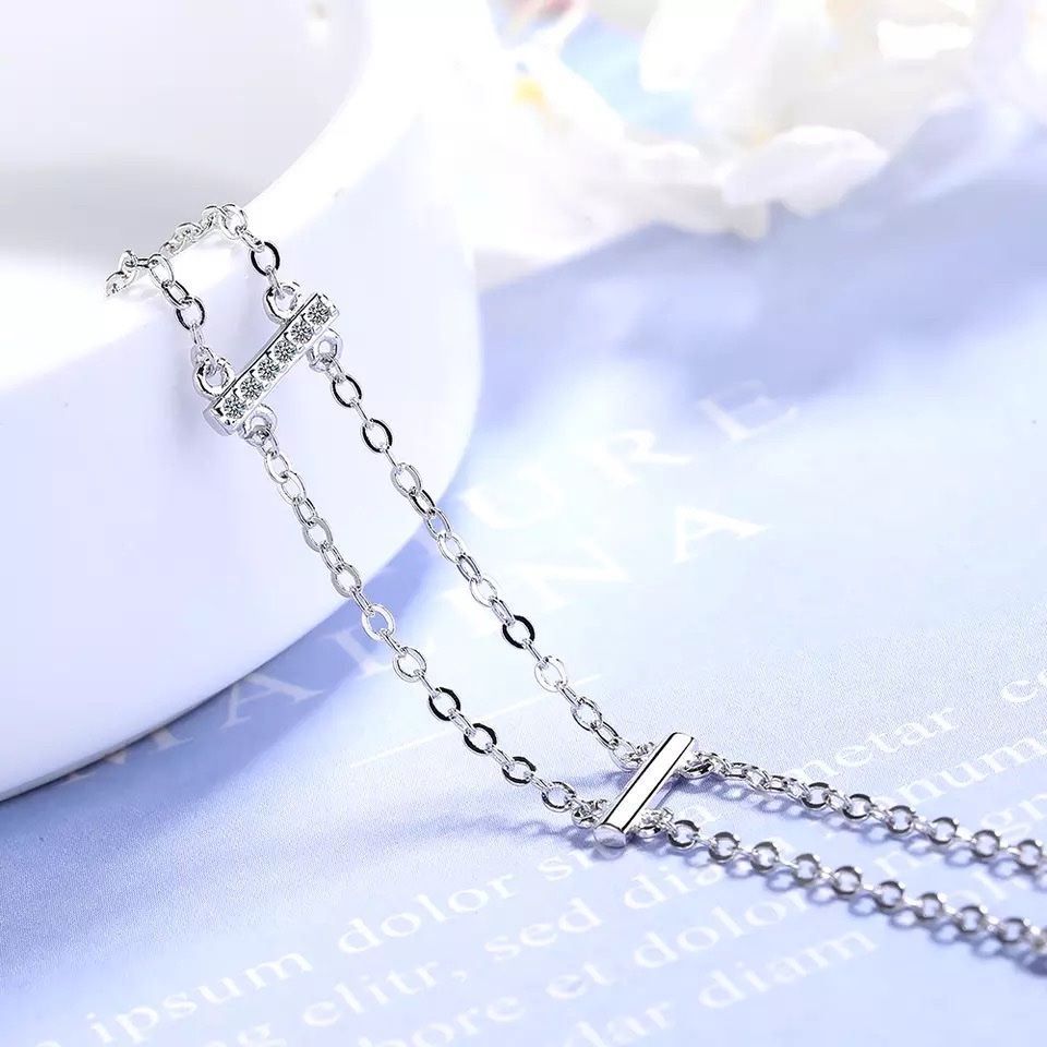 Bracciali & Braccialetti: silber armkette (doppelkette) – Nuovo e nell'imballaggio originale da St. Gallen venduto da yatoot26 3