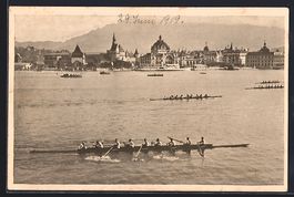 Luzern, Internationale Ruder-Regatte vor