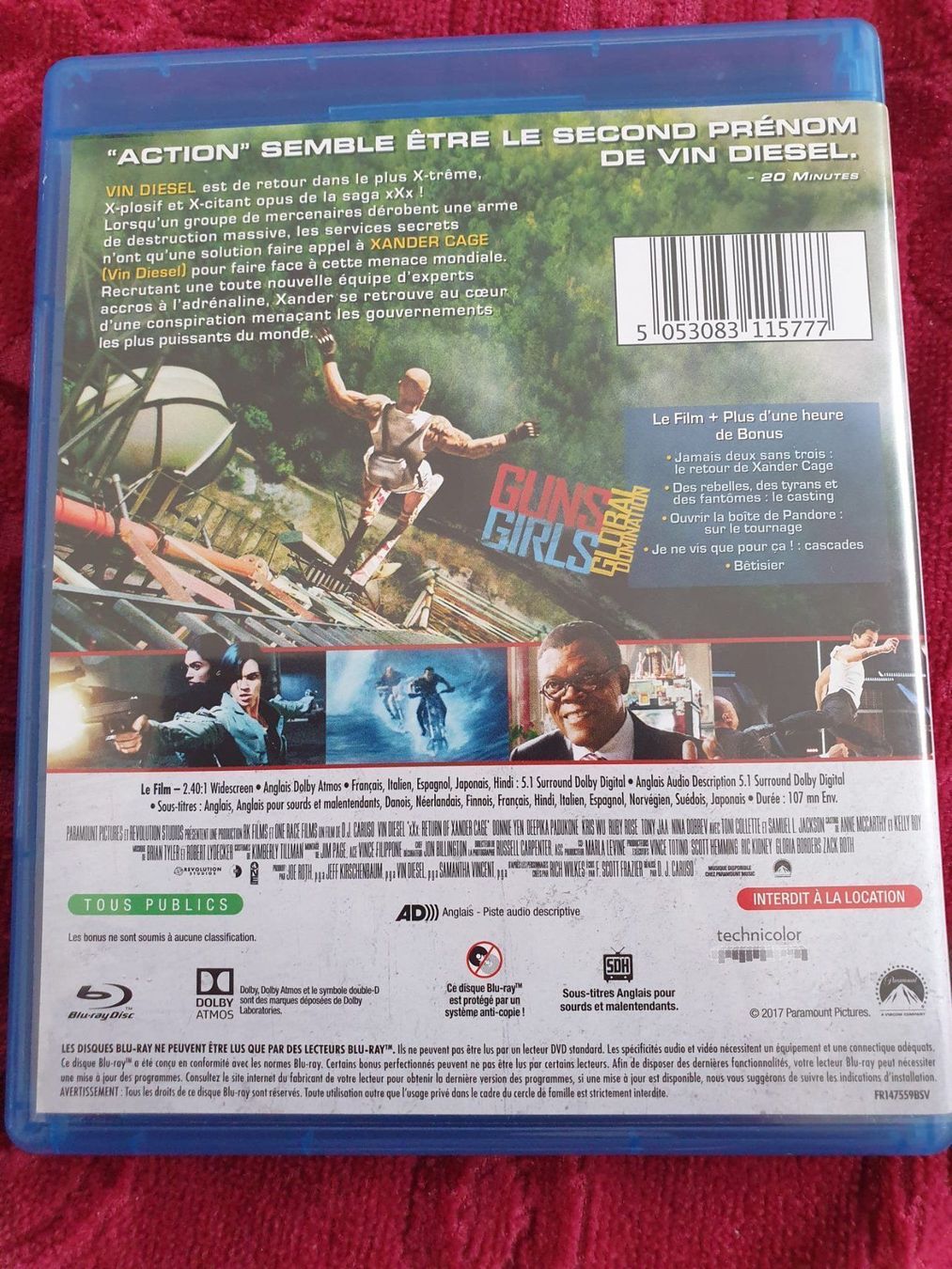Alle DVDs: xXx reactivated - FR - Blu-ray – Neu (gemäss Beschreibung) aus Zollikofen von wir_verkaufen 1