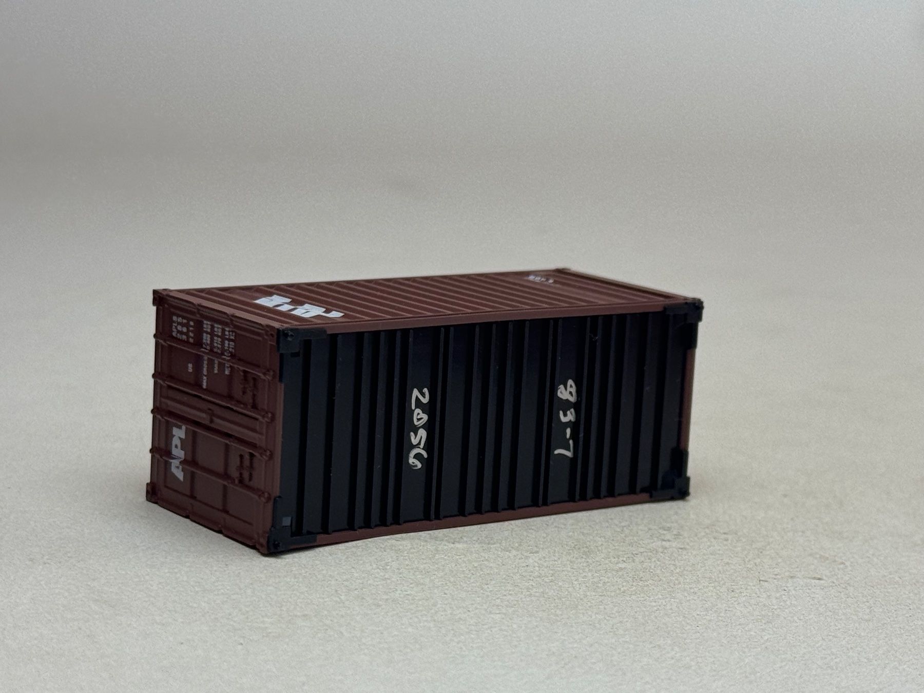 Modellini di ferrovie: EB- 20 Ft. Container APL braun – Usato da Elm venduto da Wikmtz 2