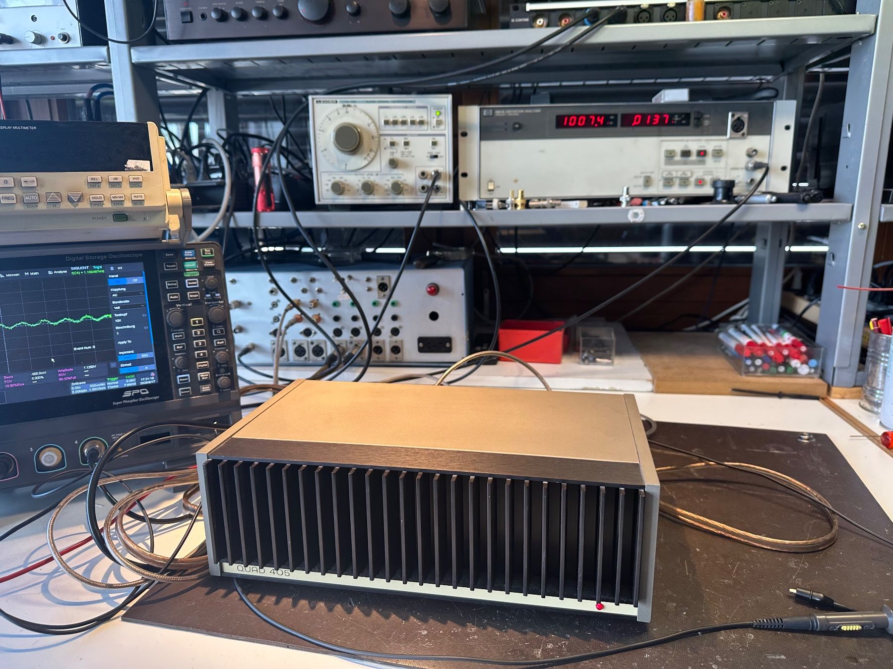Quad Amplificatori: Endstufe Quad 405 Total überprüft diverse Messungen - Bilder – Usato da Wetzikon ZH venduto da Tonin 2