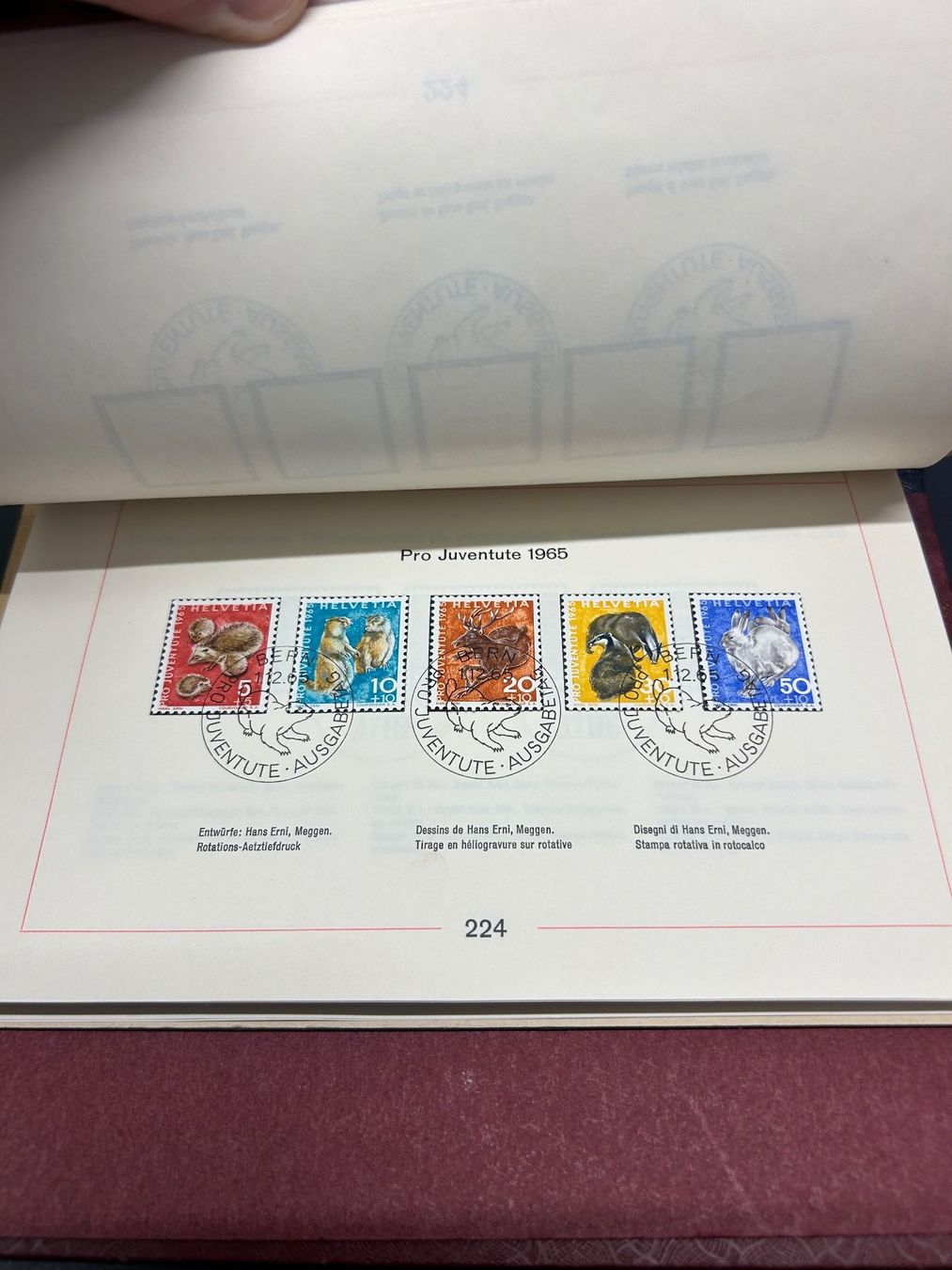 Alle Briefmarken: Album mit PTT Sammelblättern – Gebraucht aus Seuzach von Parasolmountain 3
