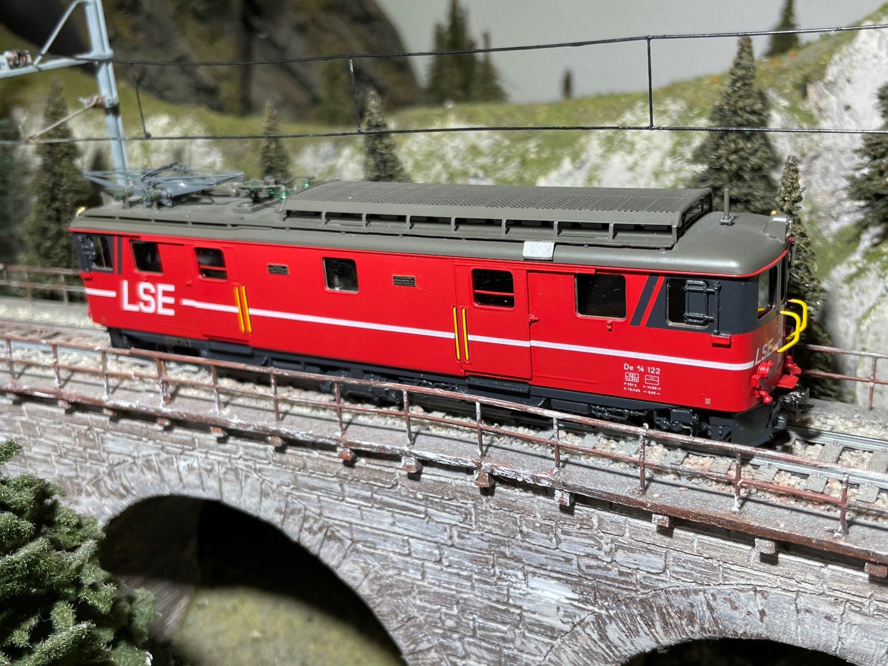 HRF Modellini di ferrovie: HRF Triebwagen der LSE 121 oder 122 – Usato da Krummenau venduto da ferrotech 6