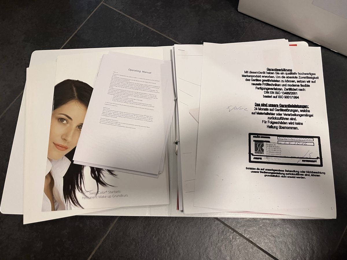 Make-up: Swiss Color permanent Make-up Gerät Sensidrive – Nuovo (secondo la descrizione) da Schlieren venduto da KJP 1