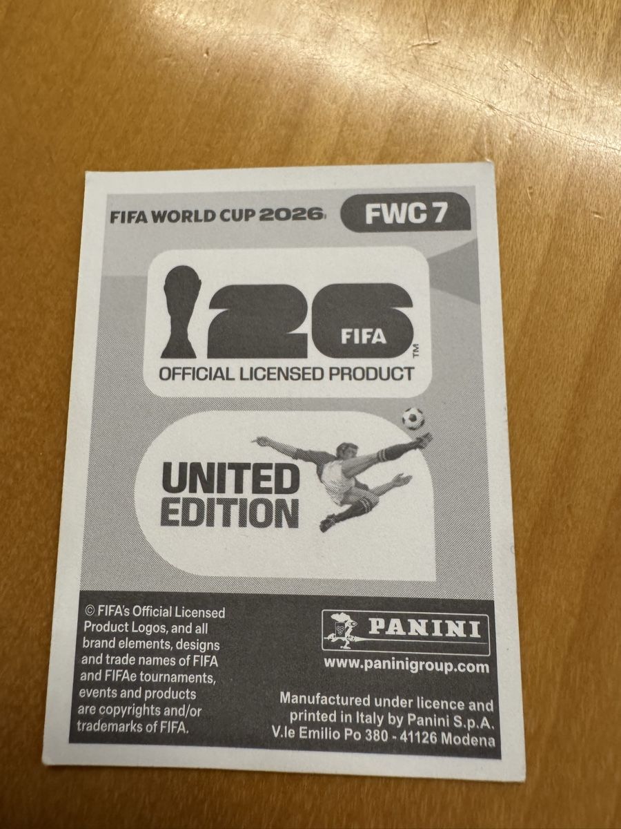 Panini Carte collezionabili: Panini WM 2026 - FWC7 – Usato da Eschenbach SG venduto da Grummelzwerg 1