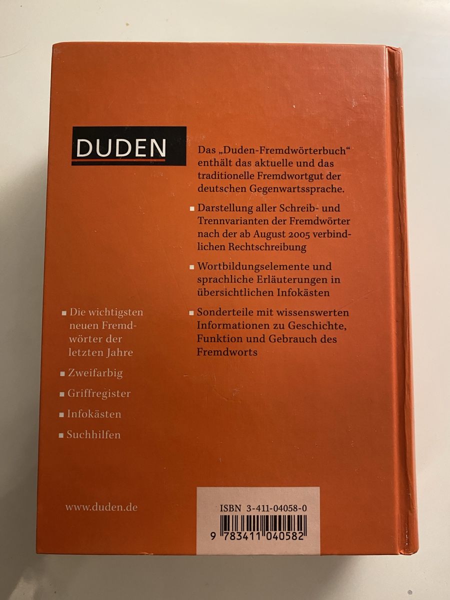 Libri: Deutsch Duden  – Nuovo e nell'imballaggio originale da Glattpark(Opfikon) venduto da tri_hm8x 1