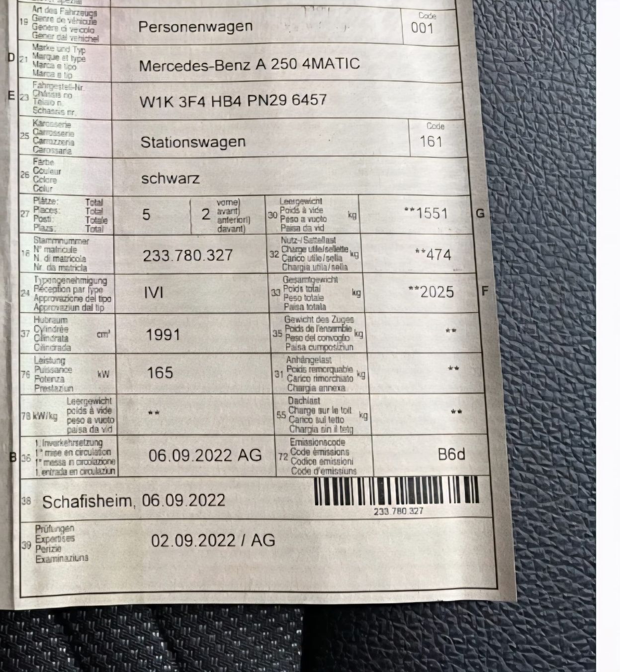 Mercedes-Benz Automobili: Mercedes A 250 4MATIC – Usato da Höfen b. Thun venduto da ste_d78t 7