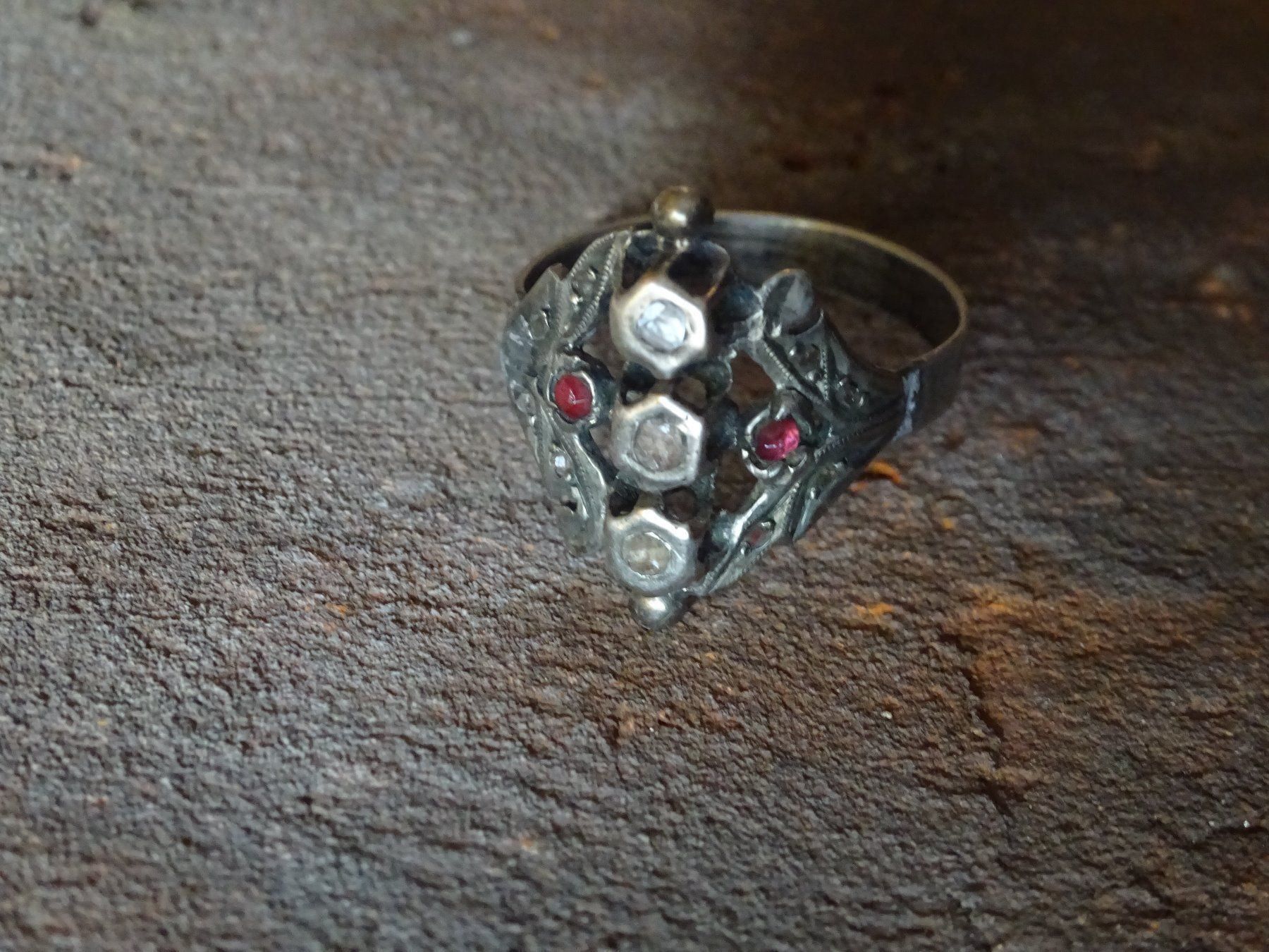 Ringe: Ring Rosenschliff Almandin / RG 57 – Gebraucht aus Esslingen von FetteSchnecke 1