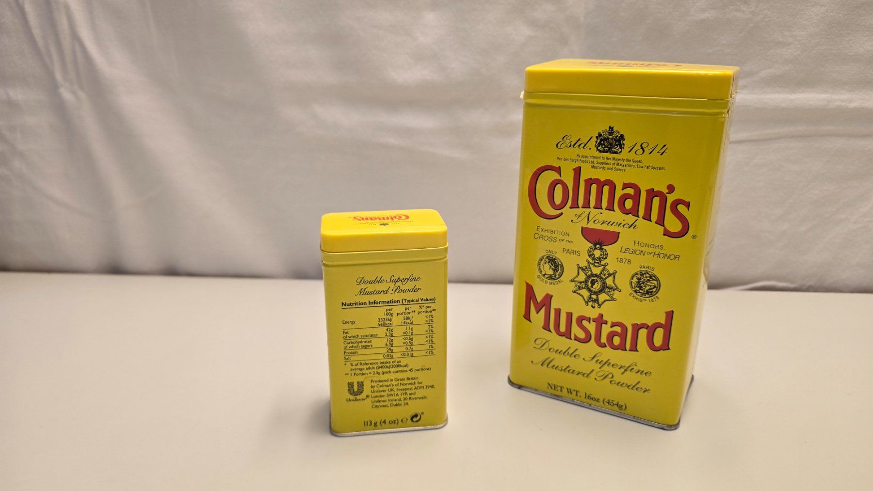 Behälter & Ähnliches: Colman's Senf Dose, Limited Edition, gelb – Neu (gemäss Beschreibung) aus Zürich von Bobesfee 1