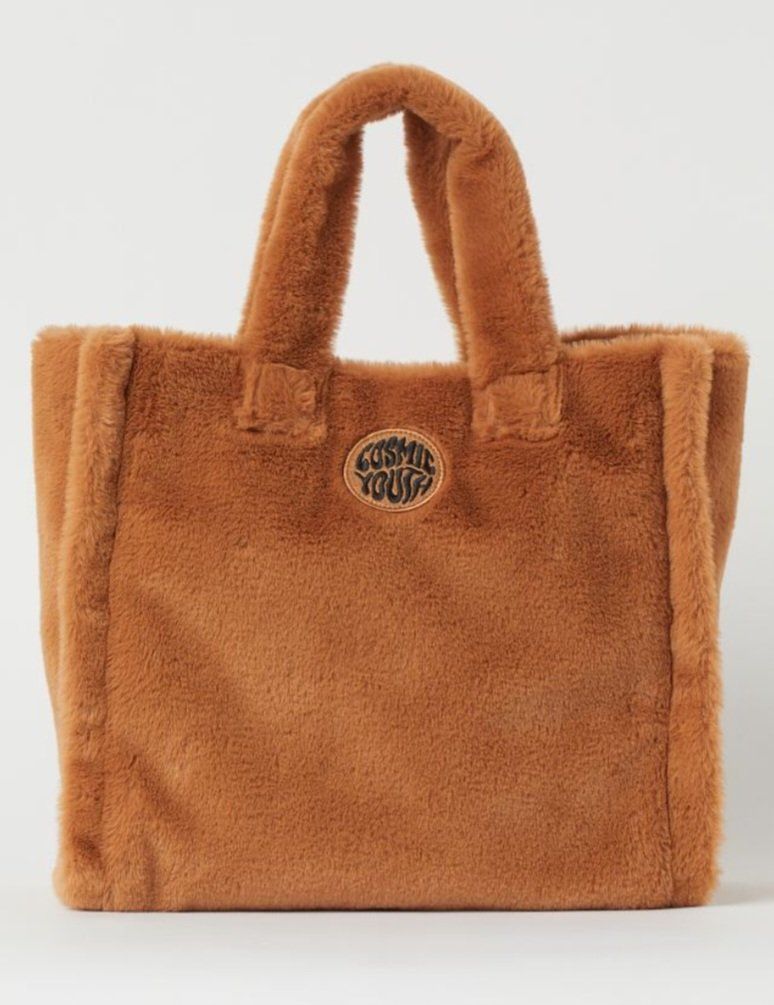 H&M Taschen für Damen: Brauner Kunstfell-Shopper – Neu und originalverpackt aus Oberengstringen von Sheera7