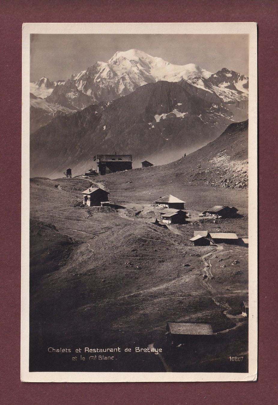 Cartoline postali: BRETAYE - Chalets et Restaurant - 1939 Obl. Restaurant – Usato da Pully venduto da nicecards