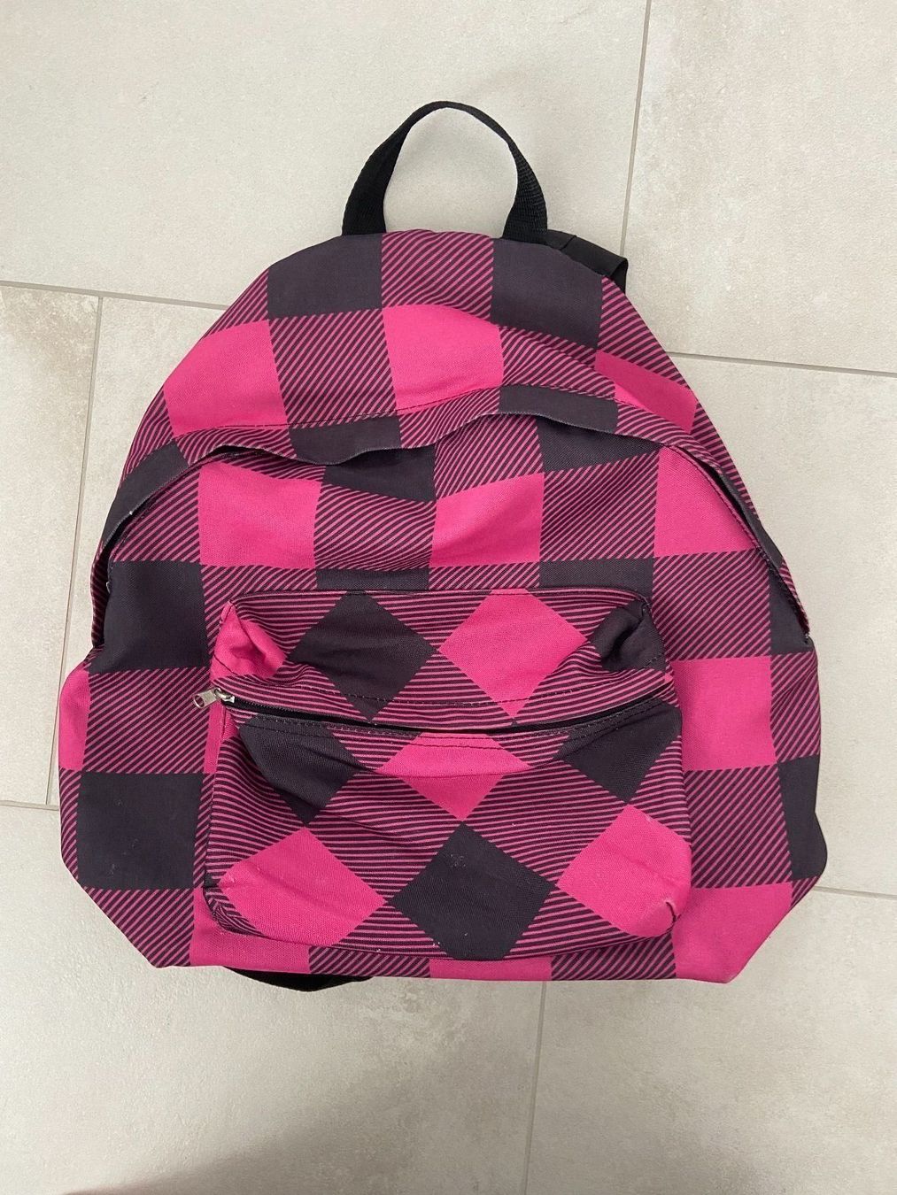 Rucksäcke: Damen Rucksack pink/schwarz – Gebraucht aus Zug von Hehe
