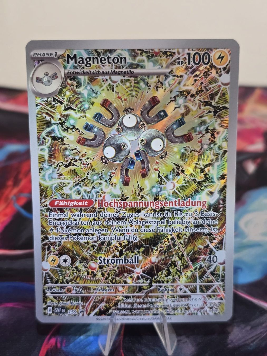 Pokémon Sammelbilder & Trading cards: Magneton (SVP 159) – Gebraucht aus Lenzburg von AkuyakuTCG