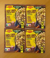 4 Beutel MAGGI Fix für Hack-Lauch Pfanne mit Nudeln