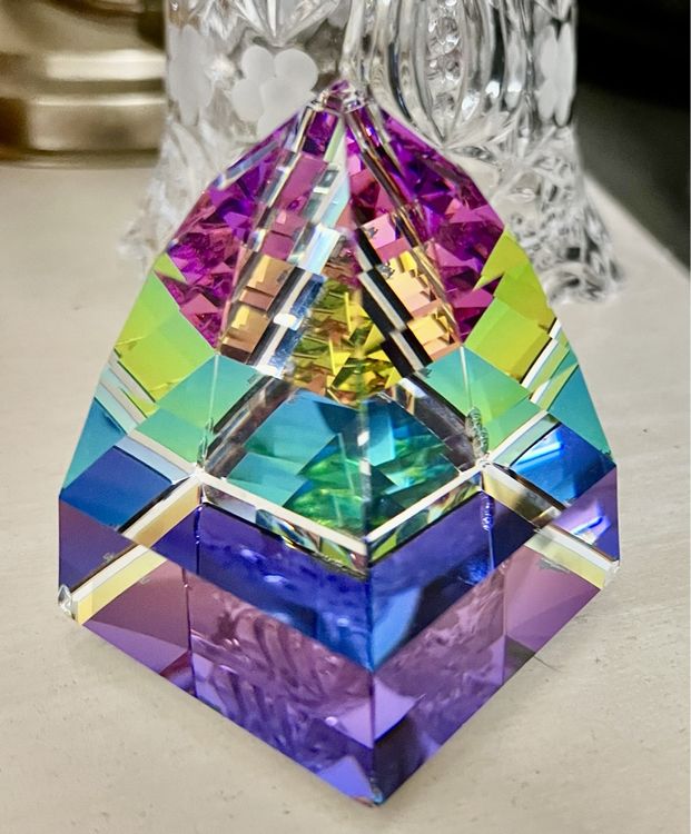Libiline Kristall Regenbogen Prisma Sonnenfänger – 2 Stück, Fensterdekoration Mit Bunten Lichtreflexen