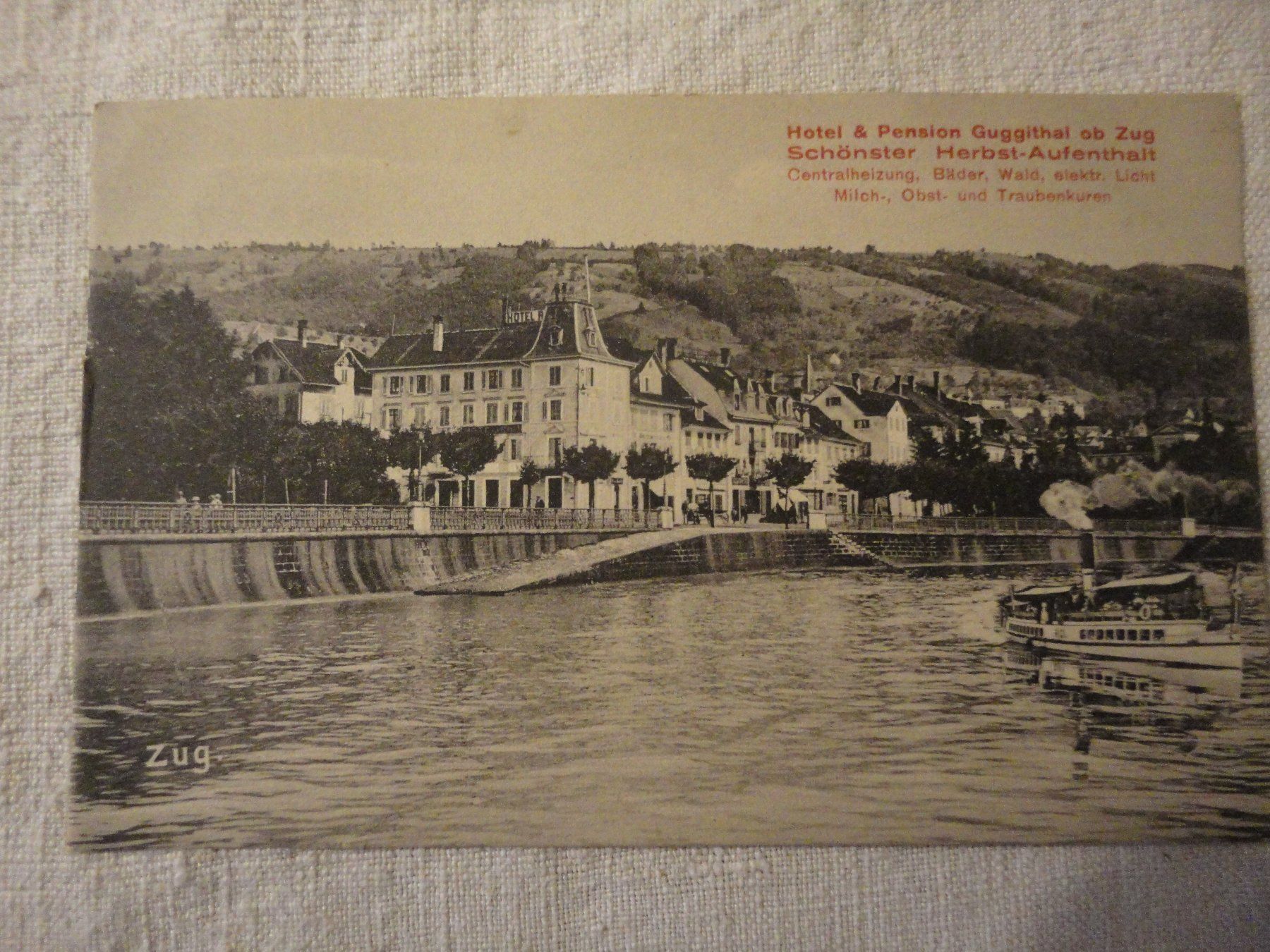 Ansichtskarten: Hotel Guggithal ob Zug – Gebraucht aus Bischofszell von Joachim-115