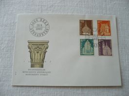 1967 FDC Baudenkmäler SBK 418/424/426/427