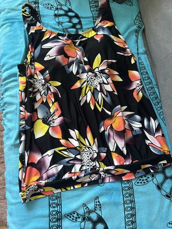 Sommer Tankini Oberteil, Blumenmuster, Gr. 46, Top Zustand!