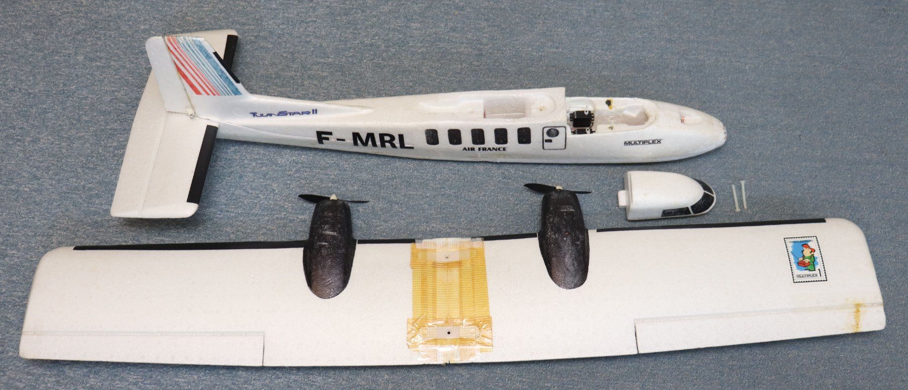 Multiplex Modellismo RC: Multiplex Twinstar II 4-Kanal 1420mm PNP – Usato da Frick venduto da volvo850driver 6