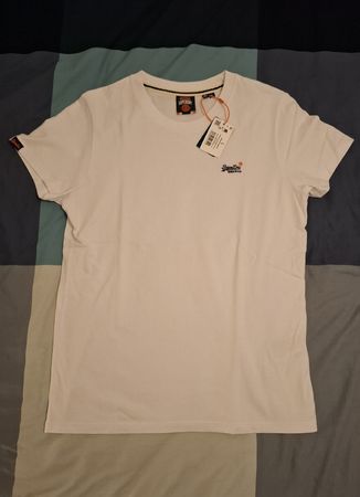 T-shirt Superdry white