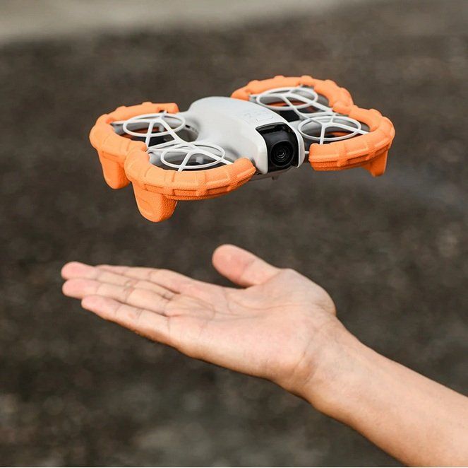 Kit De Protection DJI Neo – Pare-chocs Gimbal + Pieds Réglables + Anneau – Imprimé 3D, Facile à Clipser