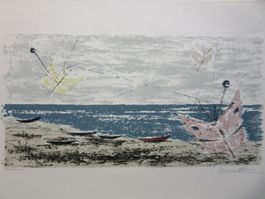 IVAN MOSCA  LITHOGRAPHIE SIGNIERT