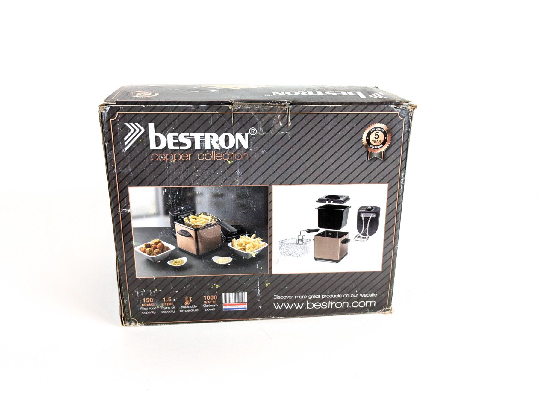 Elettrodomestici da cucina: BESTRON mini Fritteuse – Nuovo (secondo la descrizione) da Thun venduto da Restwert_Thun 5