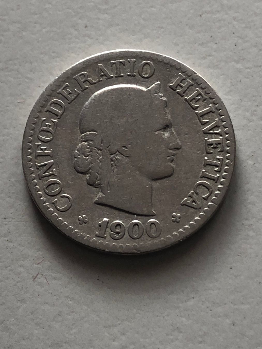 Tutti le monete: 10 Rp. 1900 – Usato da Schötz venduto da Odpa