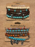 10er Set Handgefertigte Perlenarmbänder !!!NEU!!!