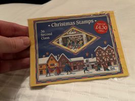 Weihnachten Briefmarken Christmas Stamps 36 Second Class