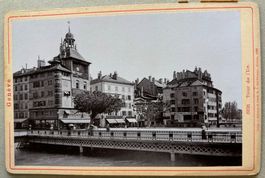Kabinettfoto von 1892 - Genève, Tour de l‘Ile