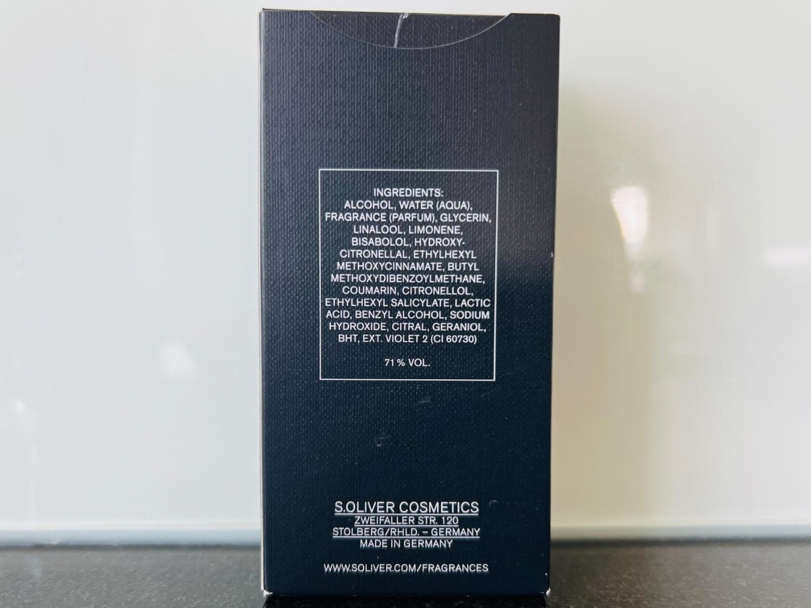 Cura del viso: S. Oliver Black Label - after shave lotion – Nuovo e nell'imballaggio originale da Emmen venduto da IMV-Liquidationen 2
