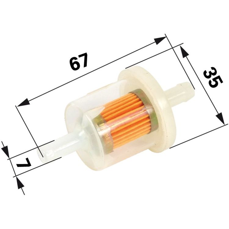 HMParts Benztank Typ12 - Inklusive Filter Für Pocket Bikes