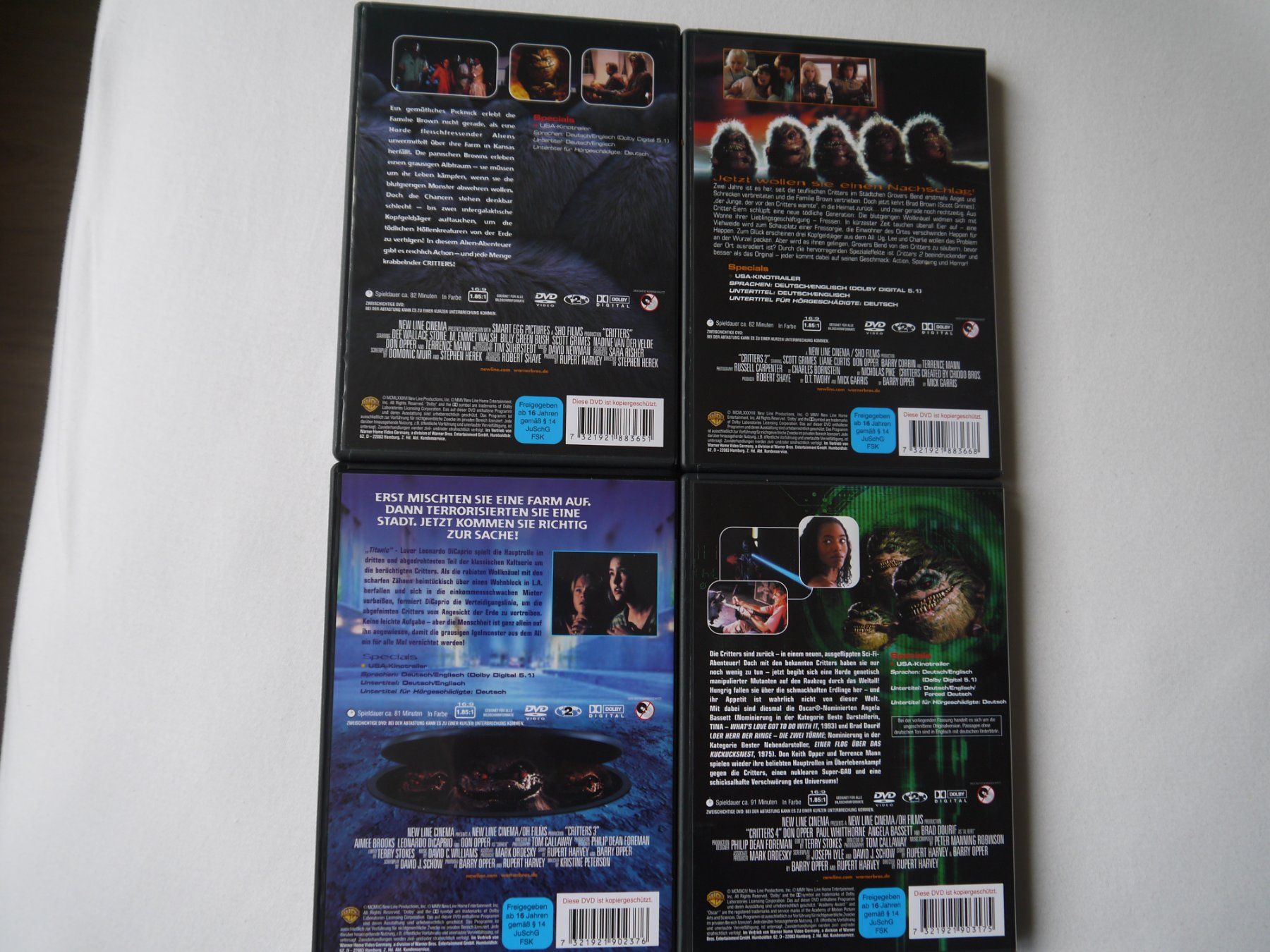 Tutti i DVDs: CRITTERS -Collection 1-4 – Usato da Hagendorn venduto da Blaf 1
