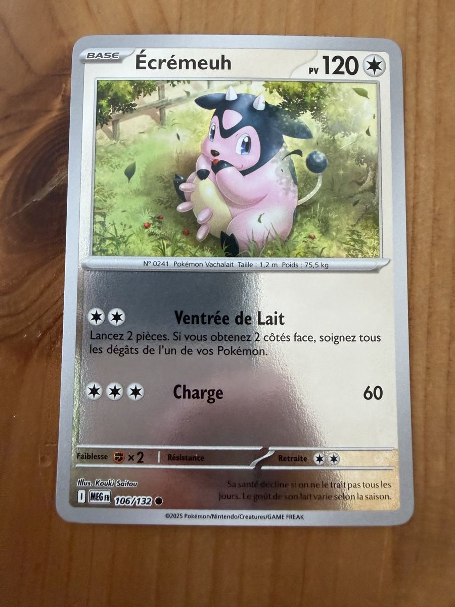 Pokémon Carte collezionabili: Écrémeuh (MEG106) – Nuovo (secondo la descrizione) da Vevey venduto da Matx
