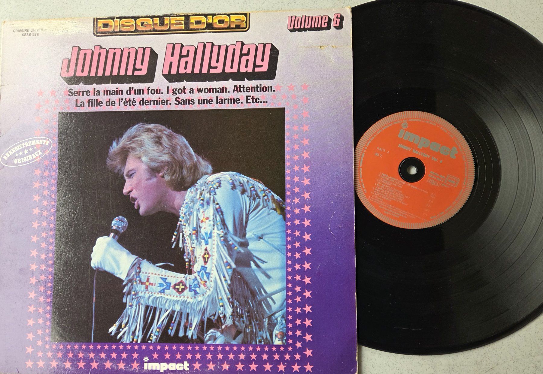 Dischi in vinile: JOHNNY HALLYDAY - LP Impact - Volume 2 – Usato da Noréaz venduto da Hallyday 5