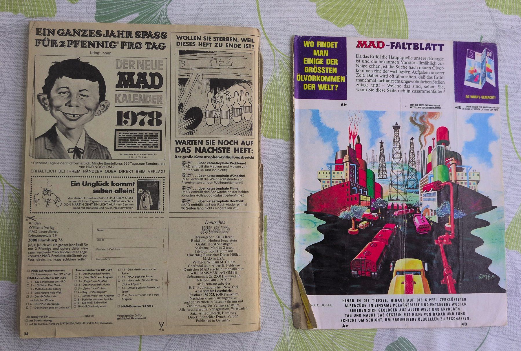 Fumetti: Sammel-MAD Nr. 1 – Usato da Ottikon venduto da sobsale 3