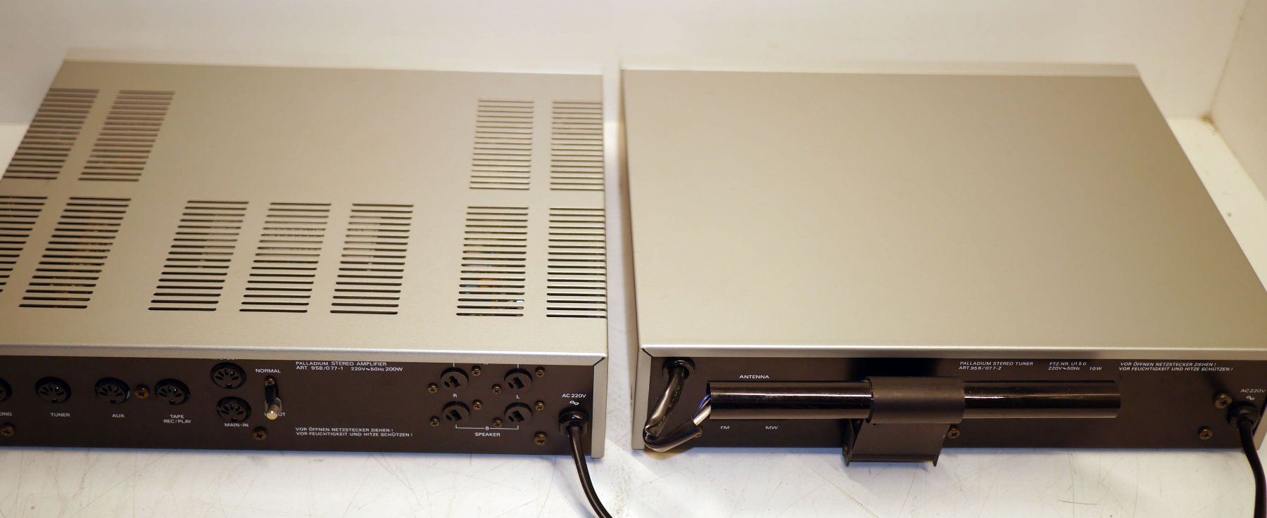Amplificatori: Palladium Micro Line 2000A und 2000T – Usato da Männedorf venduto da livesteam 1
