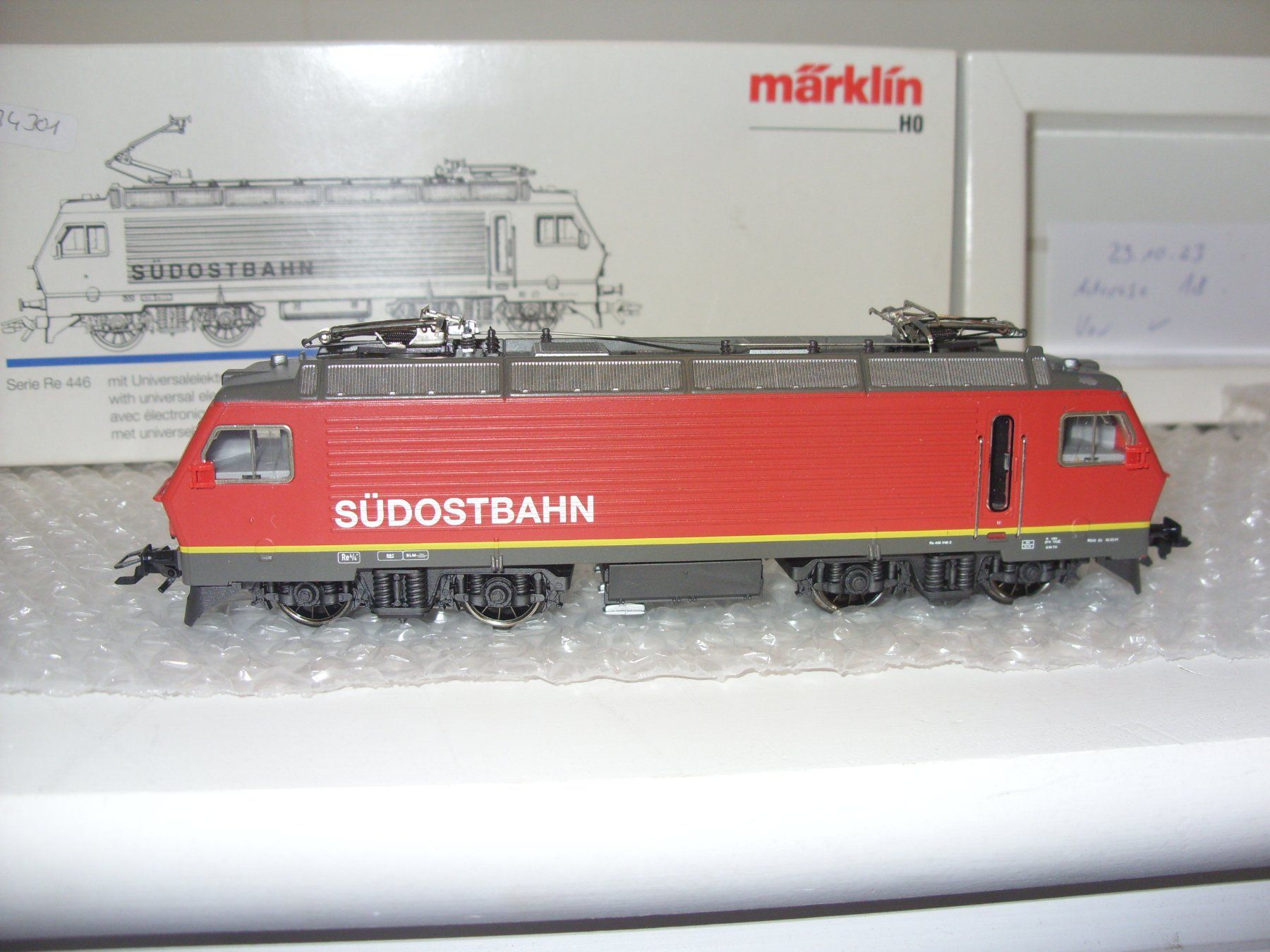 Märklin Modelleisenbahnen: Märklin H0  Re 446 SOB  AC delta/digital – Gebraucht aus Untersiggenthal von Gumel50