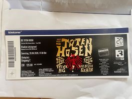 Die toten Hosen ticket Letzigrund 20.6.26