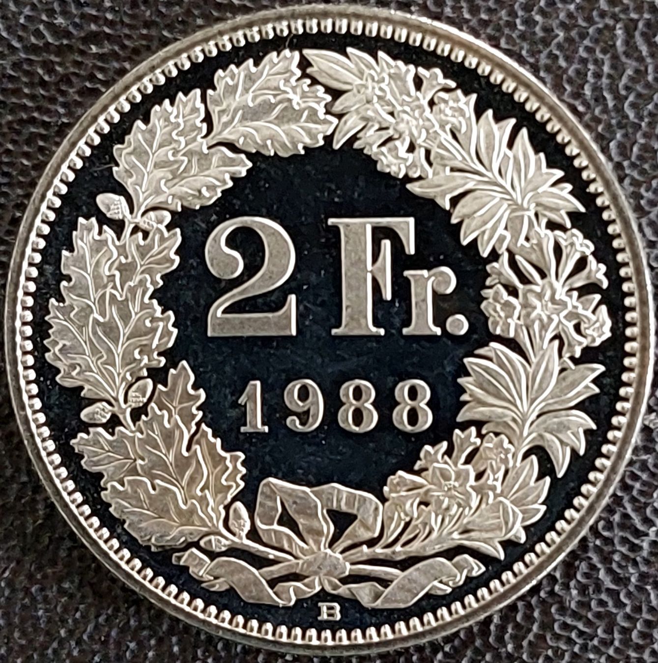 Alle Münzen: 2 Franken 1988 stgl. / aus Münzsatz – Neu (gemäss Beschreibung) aus Arch von coinsandmore