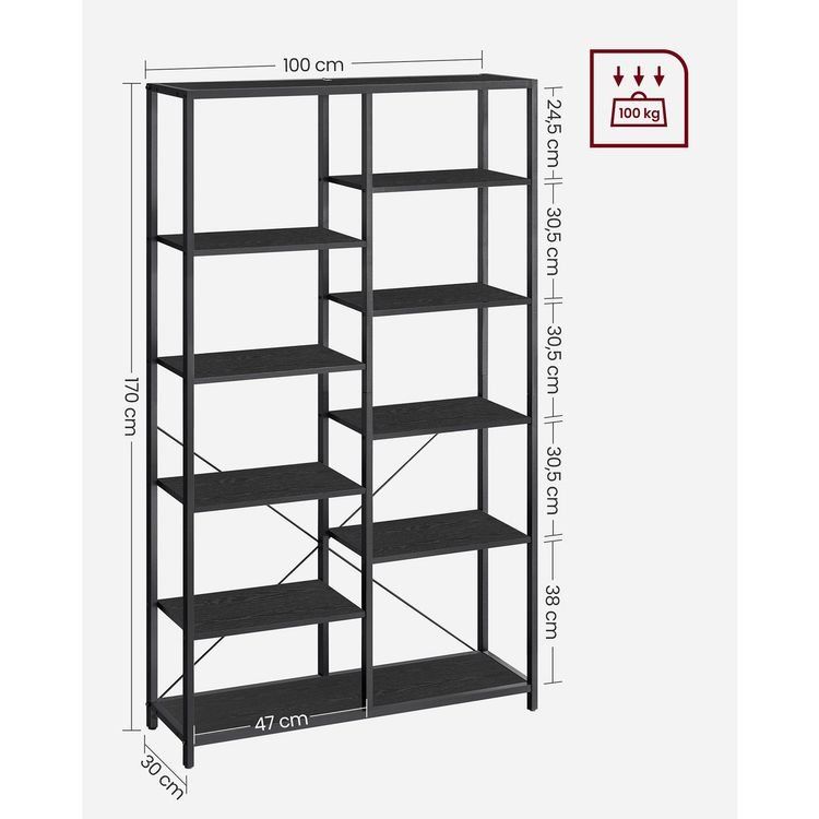 Scaffali: Bücherregal mit 5 Ebenen Standregal MARLON – Nuovo e nell'imballaggio originale da Lachen SZ venduto da MAMORU-MOEBEL 4