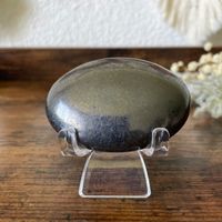 ✲ 1 Stk. Schungit Handschmeichler ✲ 70g / 65mm Shungite