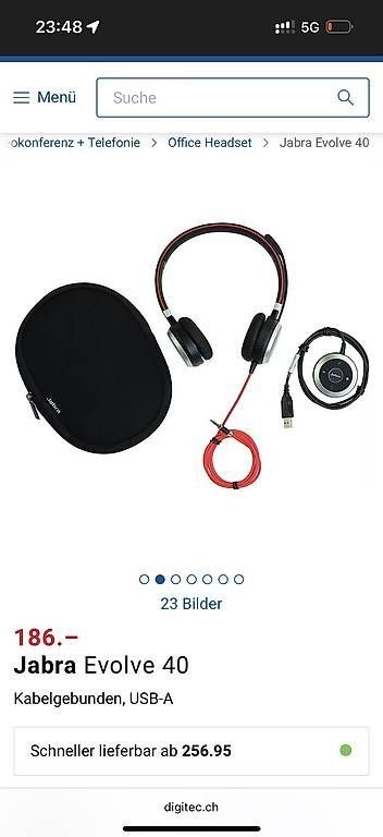 Jabra Cuffie: Jabra Evolve 40 – Nuovo e nell'imballaggio originale da Gossau ZH venduto da Mad73040 2