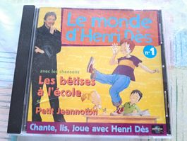 Cd Le monde d'Henri Dès - les bêtises à l'école