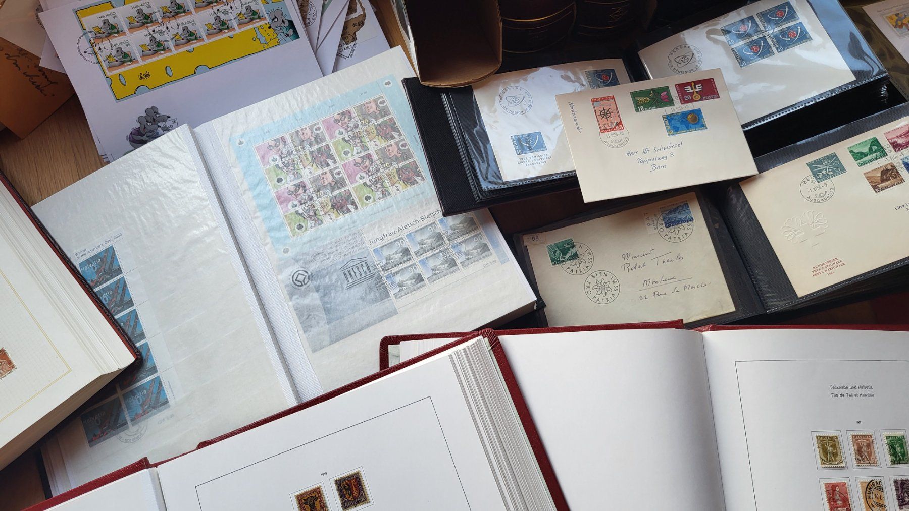 Tutti i francobolli: Grosse Briefmarken Sammlung CH ab 1862 – Usato da Bäriswil BE venduto da mimi.86 2