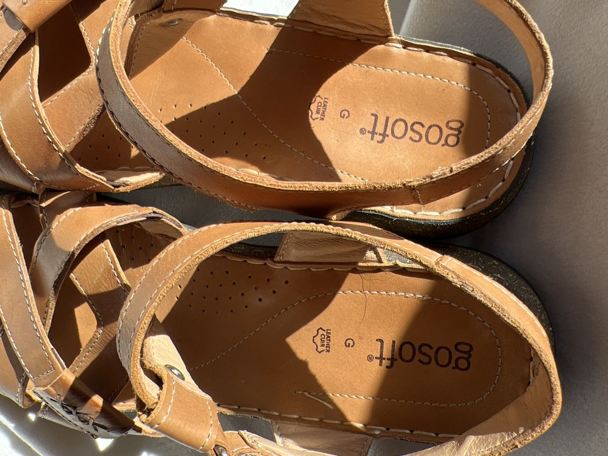 Scarpe da donna: Leder Sandalen Gosoft – Usato da Mörel venduto da Emozia 1