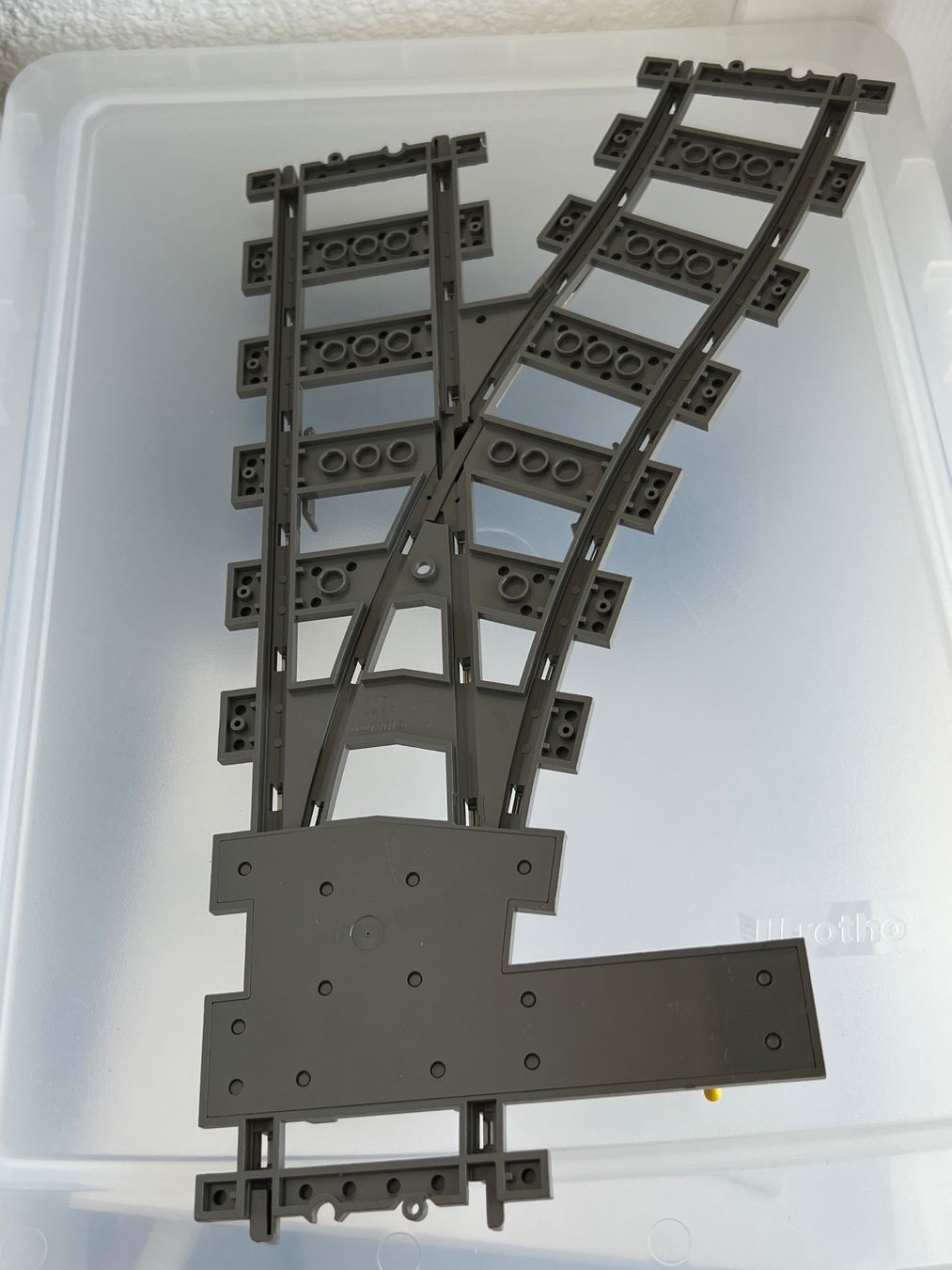 Lego Giocattoli: LEGO System 9v Weiche links – Usato da Uttigen venduto da sonorsonic 2