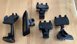 Konvolut aus 5 unterschiedlichen Smartphone- bzw. GPS Halter