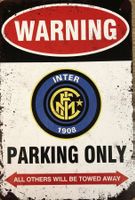 Inter Mailand Parking Only Blechschild Sommer Zanetti EN